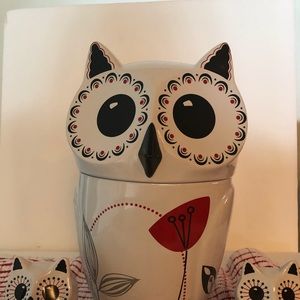 Owl Cookie Jar and Salt & Pepper Shakers